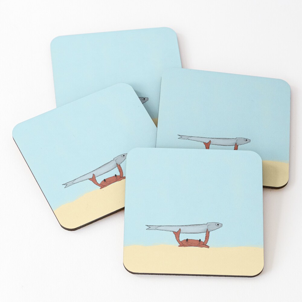Item preview, Coasters (Set of 4) designed and sold by LocalPondFrog.