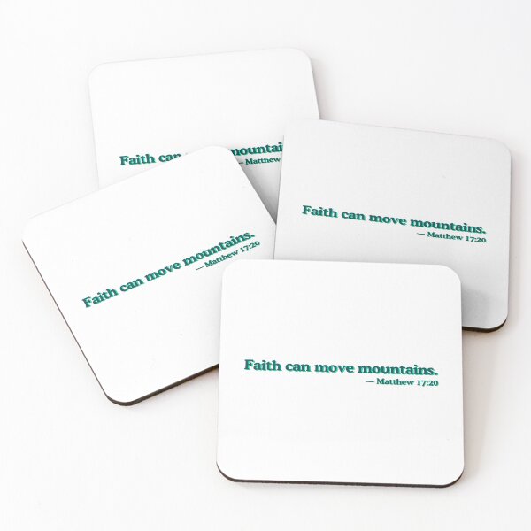 Item preview, Faith Can Move Mountains Matthew 17 20 designed and sold by ElemntCo.