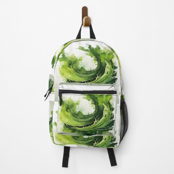 Item preview, Green Paint Burst Abstract – Dynamic Nature Motion Sticker designed and sold by Picmagico.