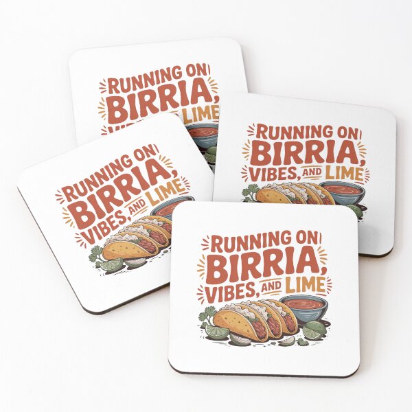 Item preview, Running On Birria, Vibes, and Lime designed and sold by Peter Stawicki.