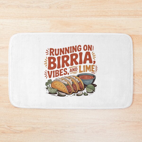 Item preview, Running On Birria, Vibes, and Lime designed and sold by Peter Stawicki.