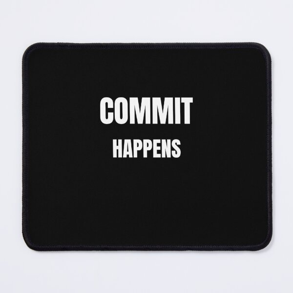 Item preview, Commit Happens Funny Programmer T-Shirt designed and sold by BuggedThreads.
