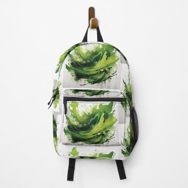 Item preview, Green Paint Drip Abstract – Expressive Nature Motion Sticker designed and sold by Picmagico.
