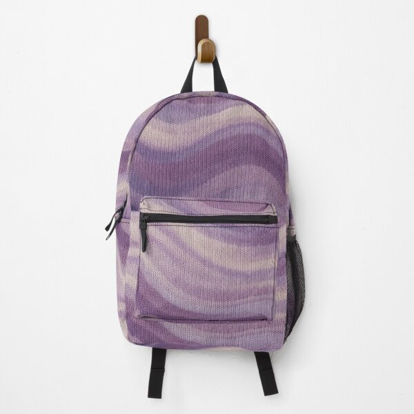Item preview, Lavender Coastal Waves Knitted Textile Pattern designed and sold by frumixart.