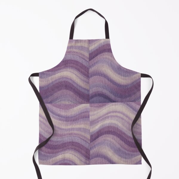 Item preview, Lavender Coastal Waves Knitted Textile Pattern designed and sold by frumixart.