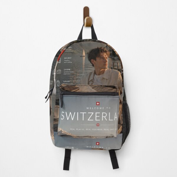 Item preview, Welcome to Switzerland Travel Poster | Swiss Alps Lake Scenic Luxury Aesthetic Art designed and sold by Inkora-Art.
