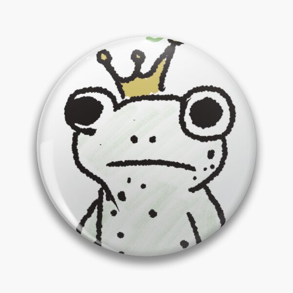 Item preview, His Majesty the well-read frog designed and sold by InkishKingdoms.