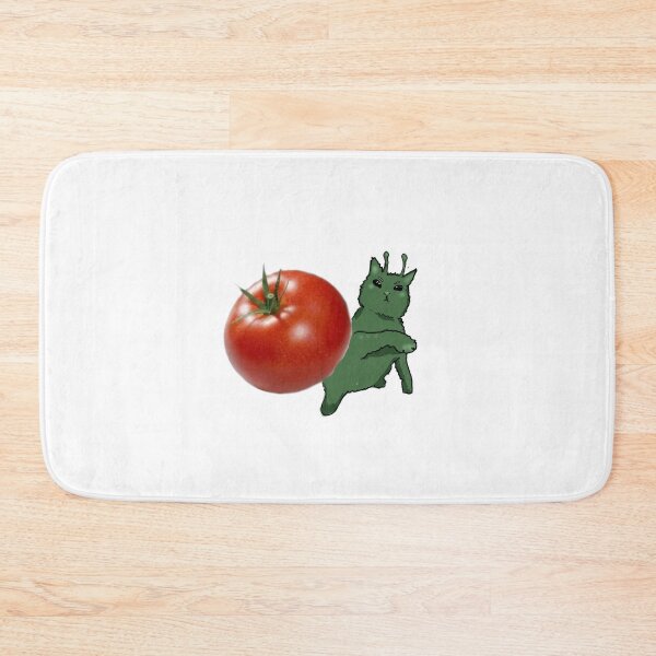 Item preview, Glorpy cat throwing tomato designed and sold by MysticRacoon6.