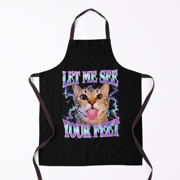 Item preview, Funny Wide Eyed Cat Meme With Chaotic Energy Typography designed and sold by Masonixem.
