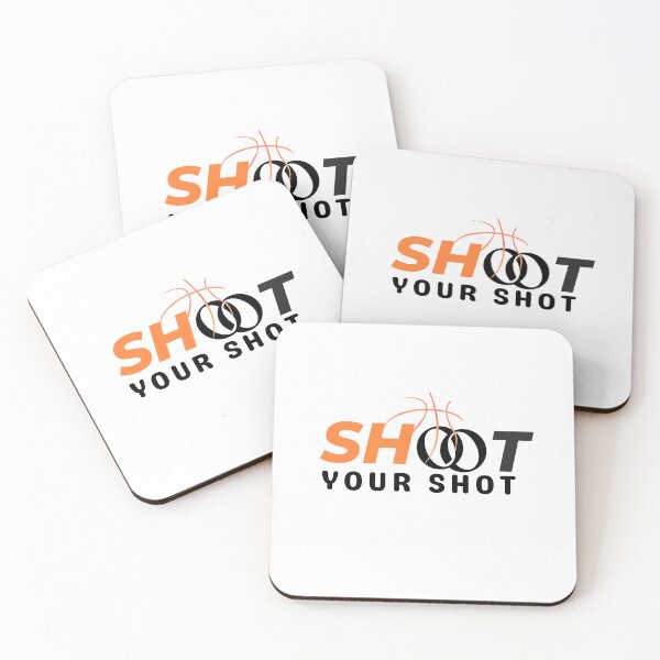 Item preview, Shoot Your Shot Basketball Hoop Typography Design designed and sold by LoudVictory.