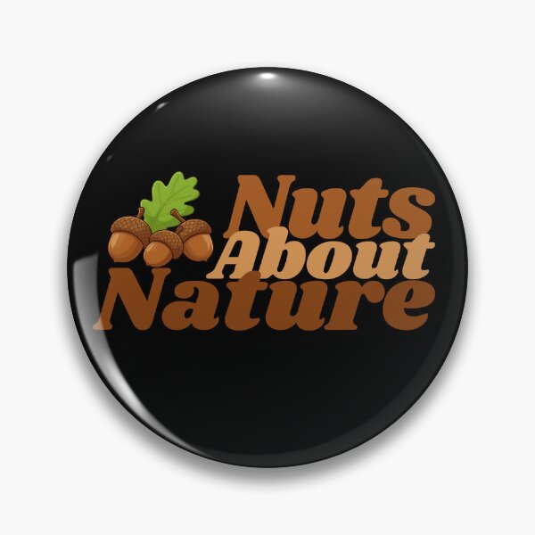 Item preview, Nuts About Nature – Cute Acorn & Oak Leaf Pun Design designed and sold by WrenAndWhimsy.