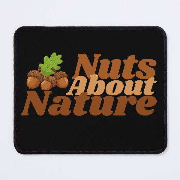 Item preview, Nuts About Nature – Cute Acorn & Oak Leaf Pun Design designed and sold by WrenAndWhimsy.