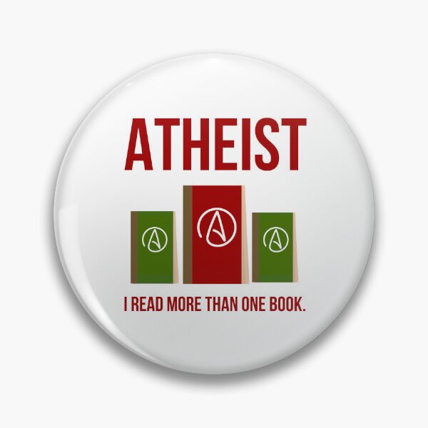 Item preview, Atheist I read more than one book.  designed and sold by Rachel the Artist .