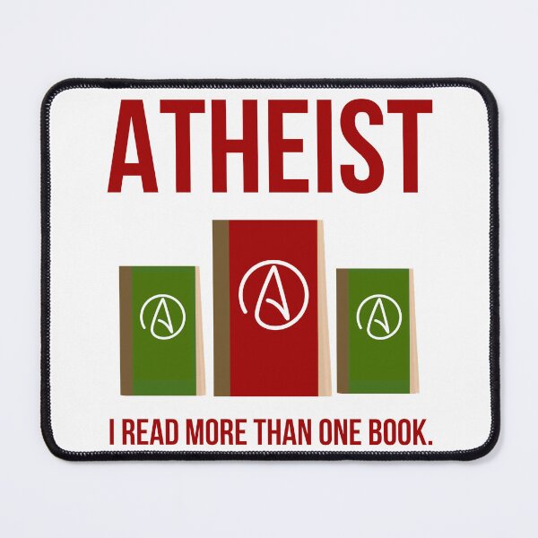 Item preview, Atheist I read more than one book.  designed and sold by Rachel the Artist .