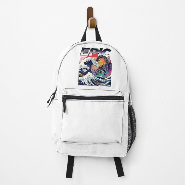 Item preview, Epic Japanese Dragon Wave Retro Sunset Anime Style designed and sold by wingoo22.