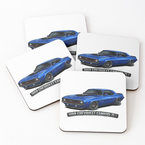 Item preview, 1969 Chevrolet Camaro ZL1 Classic Muscle Car Art designed and sold by SasquatchTrail.