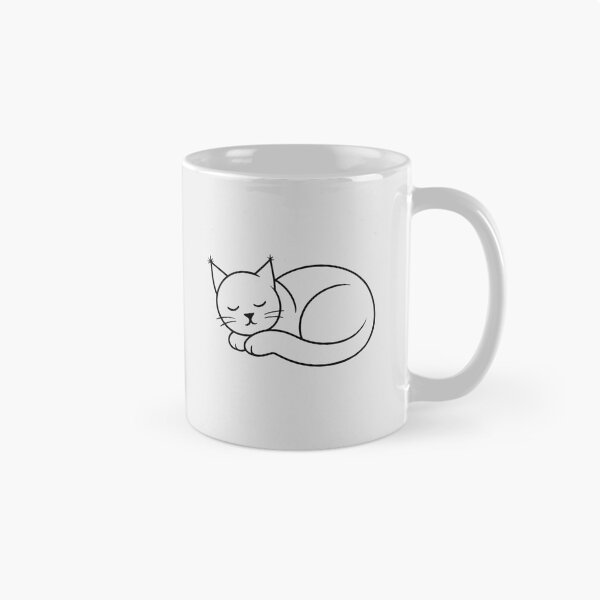 Item preview, Zen Sleeping Cat Minimalist Line Art Journal designed and sold by tineldesign.
