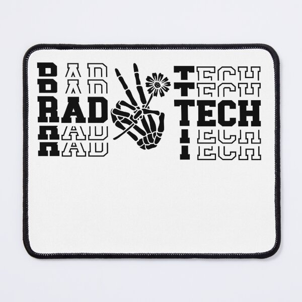 Item preview, Rad Tech peace bones design designed and sold by CareWearDesigns.