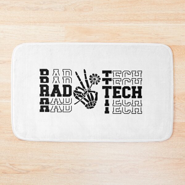 Item preview, Rad Tech peace bones design designed and sold by CareWearDesigns.