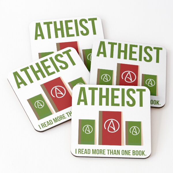 Item preview, Atheist I read more than one book.  designed and sold by Rachel the Artist .