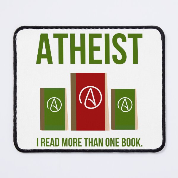 Item preview, Atheist I read more than one book.  designed and sold by Rachel the Artist .