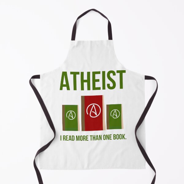 Item preview, Atheist I read more than one book. designed and sold by Rachel the Artist .