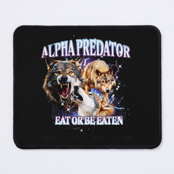 Item preview, Alpha Wolf Predator With Dark Vintage Wilderness Energy designed and sold by Masonixem.