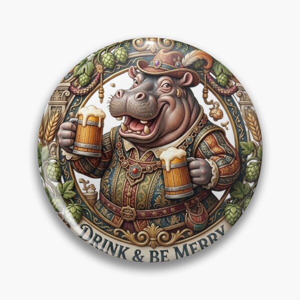 Item preview, DRINK & BE MERRY, HOPPY HIPPO'S TALE designed and sold by likbatonboot.
