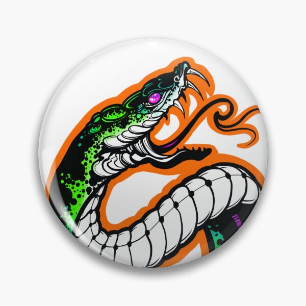 Item preview, Front_Vigilante snake_color designed and sold by Dawnkelleyart.