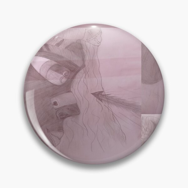 Item preview, “Blindfolded Maroon Dark Elf – Fantasy Warrior Pencil Art” designed and sold by kerissfantasyart .