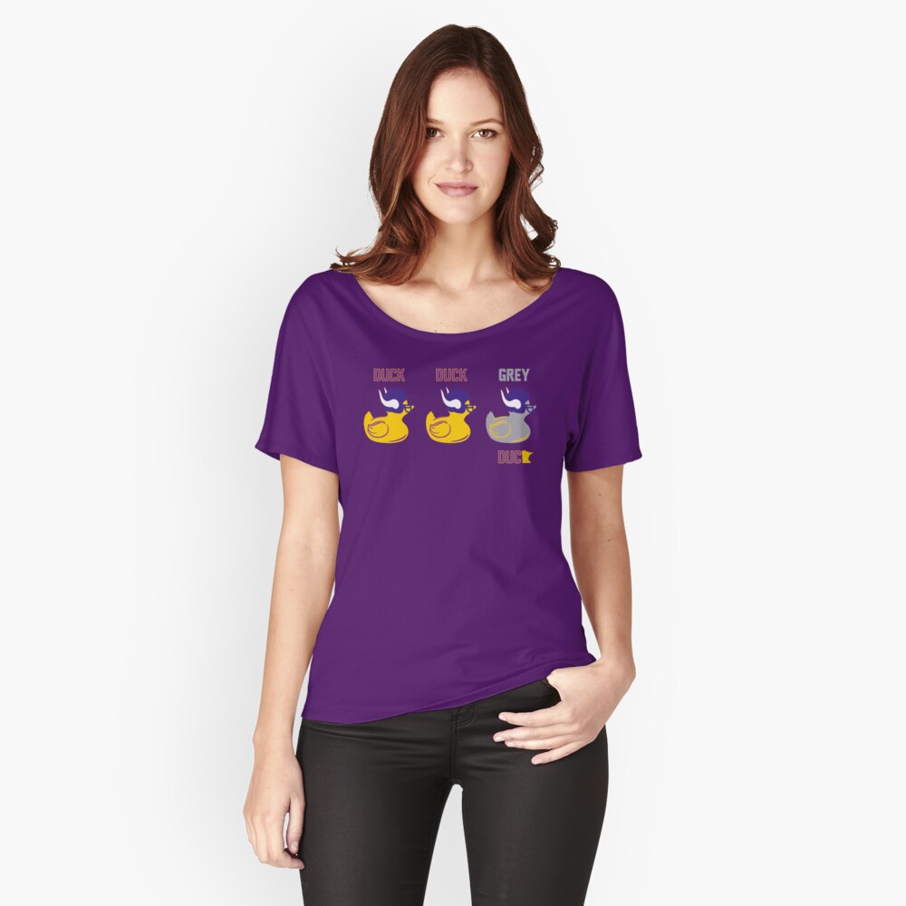 vikings duck duck grey duck shirt