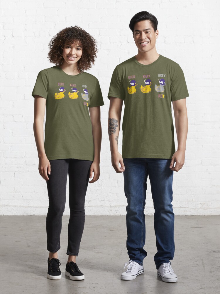 Duck duck gray duck v-neck t-shirt MN tee with Free Shipping