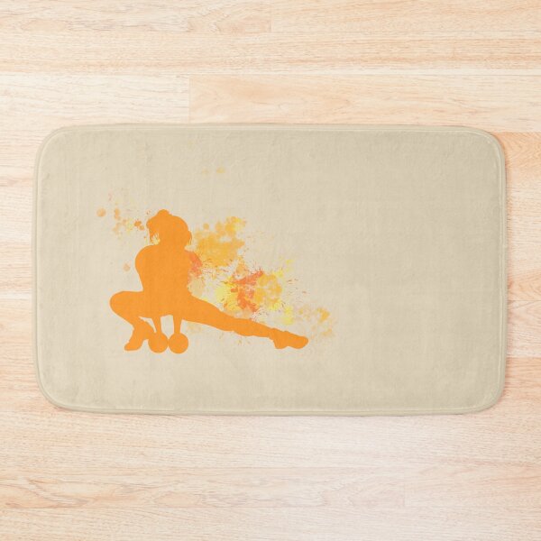 Item preview, Artistic silhouette weight lifting woman designed and sold by RadiantRebelCo.