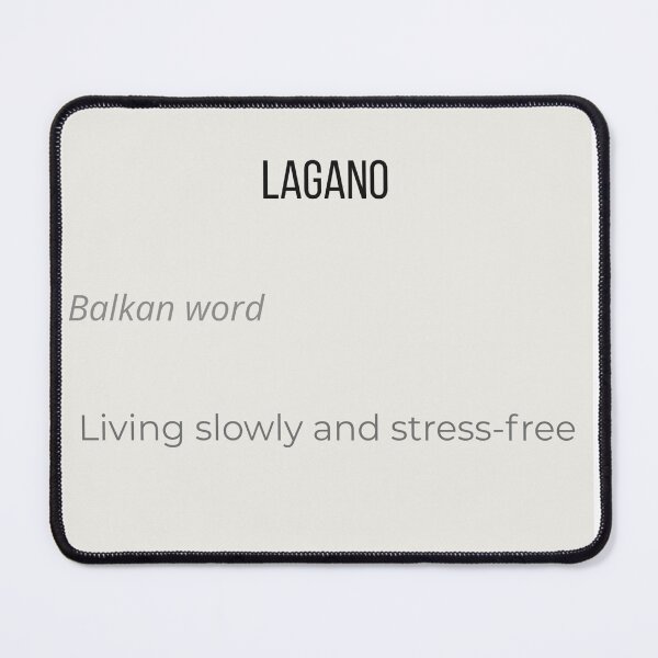 Item preview, LAGANO Minimalist Balkan Word Design designed and sold by Mastalina99.