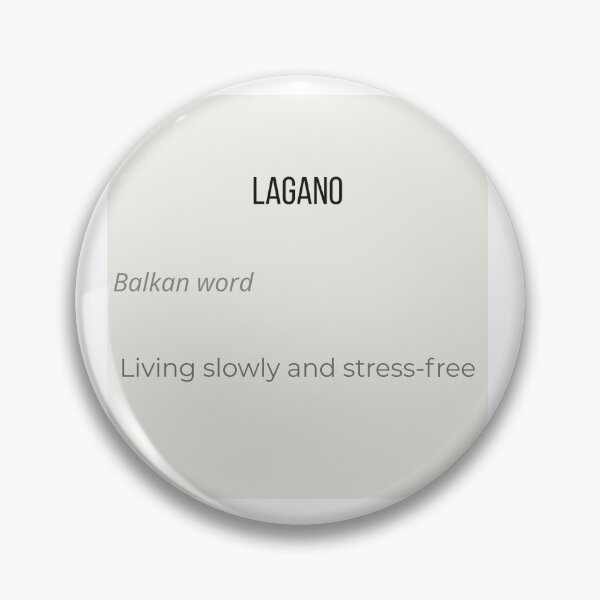 Item preview, LAGANO Minimalist Balkan Word Design designed and sold by Mastalina99.