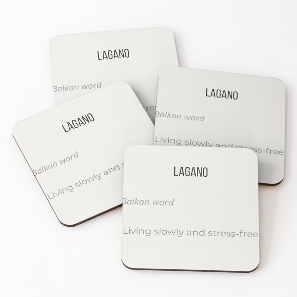 Item preview, LAGANO Minimalist Balkan Word Design designed and sold by Mastalina99.