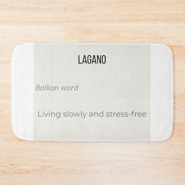 Item preview, LAGANO Minimalist Balkan Word Design designed and sold by Mastalina99.