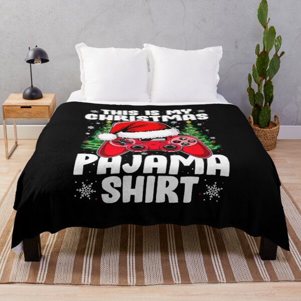 Item preview, Funny Christmas Gamer Pajama Mood With Santa Gaming Controller designed and sold by FGTV2021.