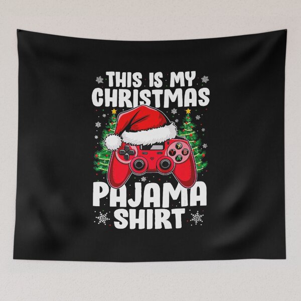 Item preview, Funny Christmas Gamer Pajama Mood With Santa Gaming Controller designed and sold by FGTV2021.