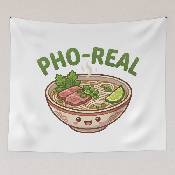 Item preview, Pho Real Cute Kawaii Vietnamese Noodle Soup Design designed and sold by wingoo22.