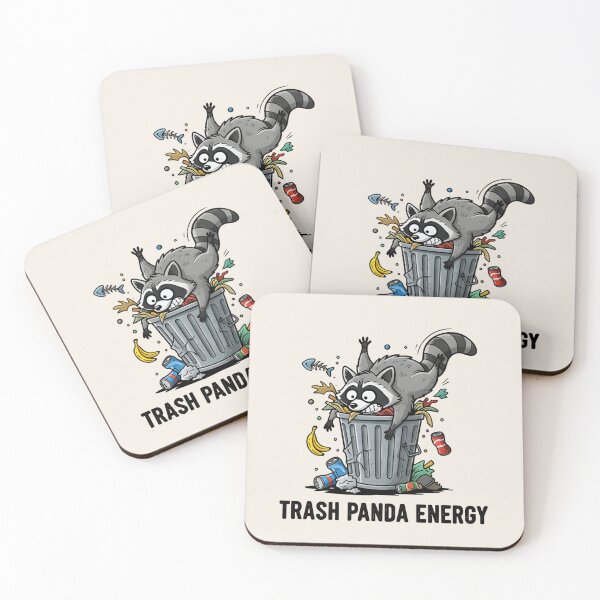 Item preview, Trash Panda Energy Raccoon Shirt – Chaotic Funny Animal Meme Tee, Gremlin Energy Humor designed and sold by ZyxDes.