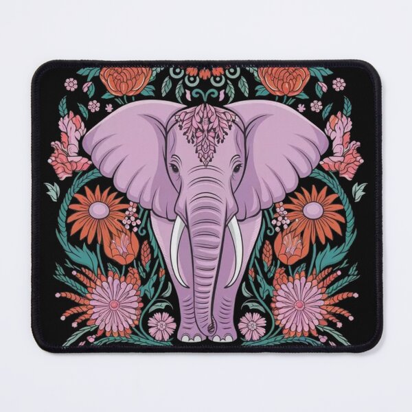 Item preview, Wild Spirit Boho Elephant Floral Design designed and sold by The craft.