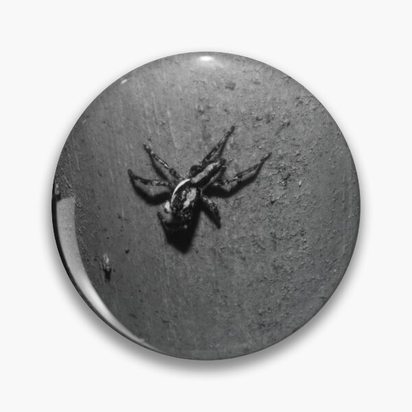 Item preview, B&W - Pantropical Jumping Spider designed and sold by ROSE ANN BANILAR.