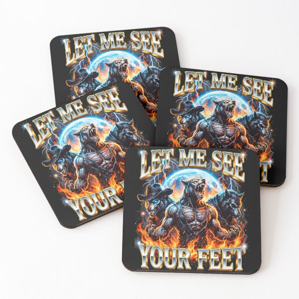 Item preview, Alpha Wolf Meme with Chaotic Let Me See Your Feet Energy designed and sold by Masonixem.