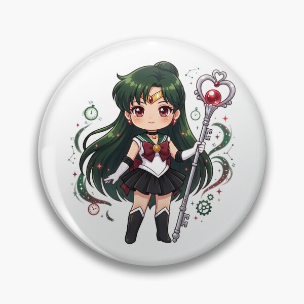 Item preview, Chibi Sailor Pluto Sticker designed and sold by Solace Sparkles.