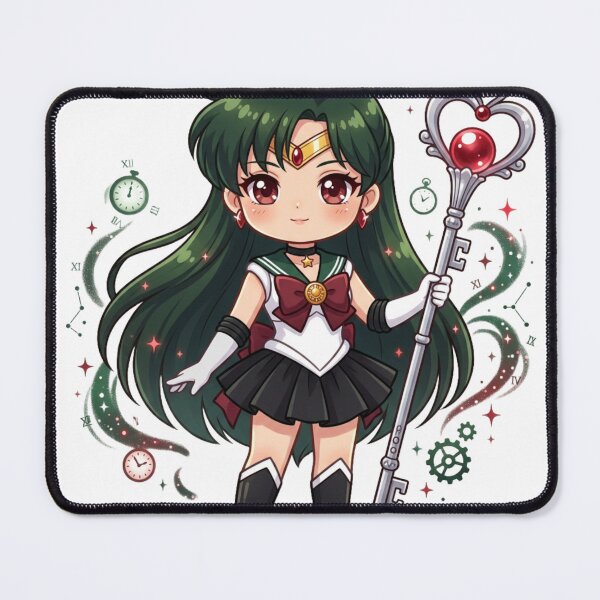 Item preview, Chibi Sailor Pluto Sticker designed and sold by Solace Sparkles.