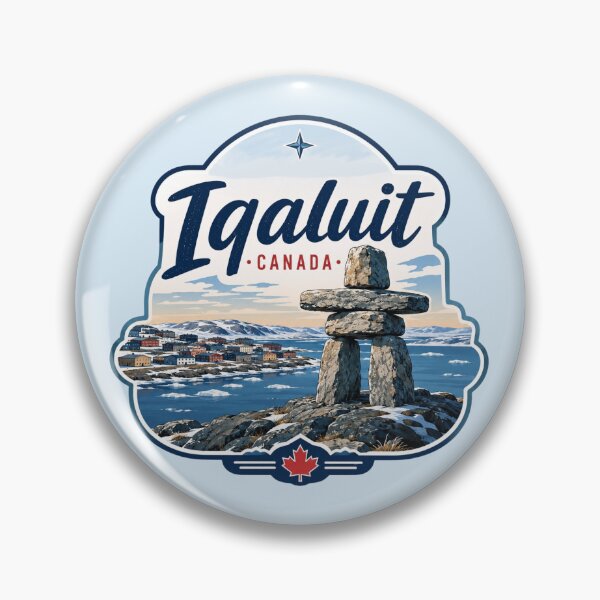 Item preview, Iqaluit, Canada - Inukshuk Arctic Scenery  designed and sold by Myra365Art.