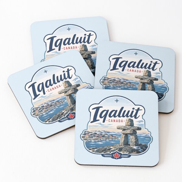 Item preview, Iqaluit, Canada - Inukshuk Arctic Scenery  designed and sold by Myra365Art.