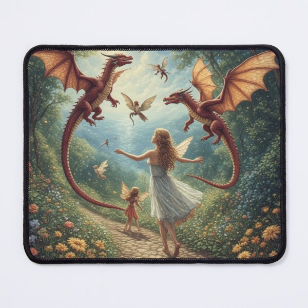 Item preview, Lady an dragons fantasy designed and sold by Kari's shop.