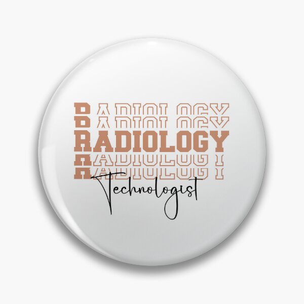 Item preview, Radiology Technologist-neutral cascade letters designed and sold by CareWearDesigns.